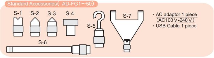 Attonic AD-FG50 เครื่องทดสอบแรงดึง/แรงกดแบบดิจิตอล 50～500N